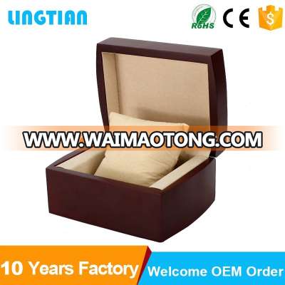 LINGTIAN Custom Wholesale Watch Display Box Wood Watch Packaging Box